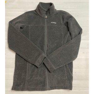 columbia‎ grey fleece jacket XL 18/20
